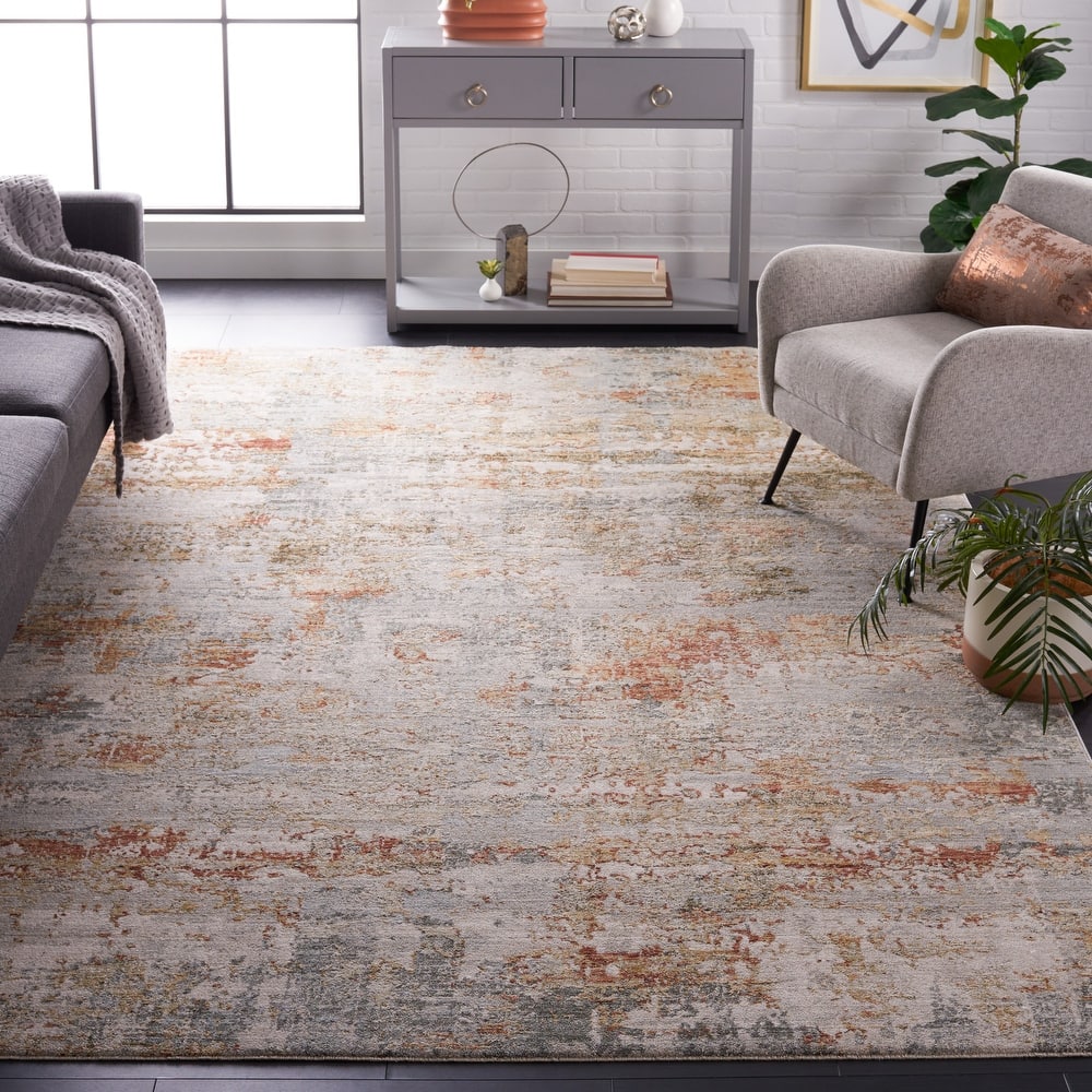 SAFAVIEH Adrianna Fatushe Modern Abstract Rug
