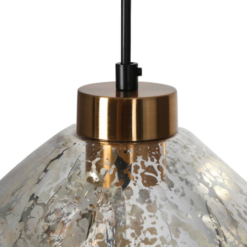 Flyn Modern 3-Light Cluster Pendant Light Glass Chandelier for Dining Room - D 17.7" x H 6.3"