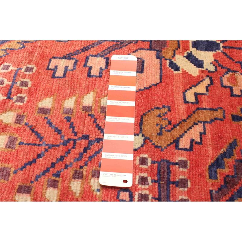 ECARPETGALLERY Hand-knotted Andelz Red Wool Rug - 4'4 x 6'9