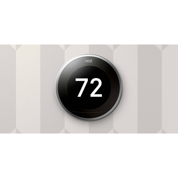 Google Nest T30 Nest Learning Thermostat 3rd Generation Overstock 32364015