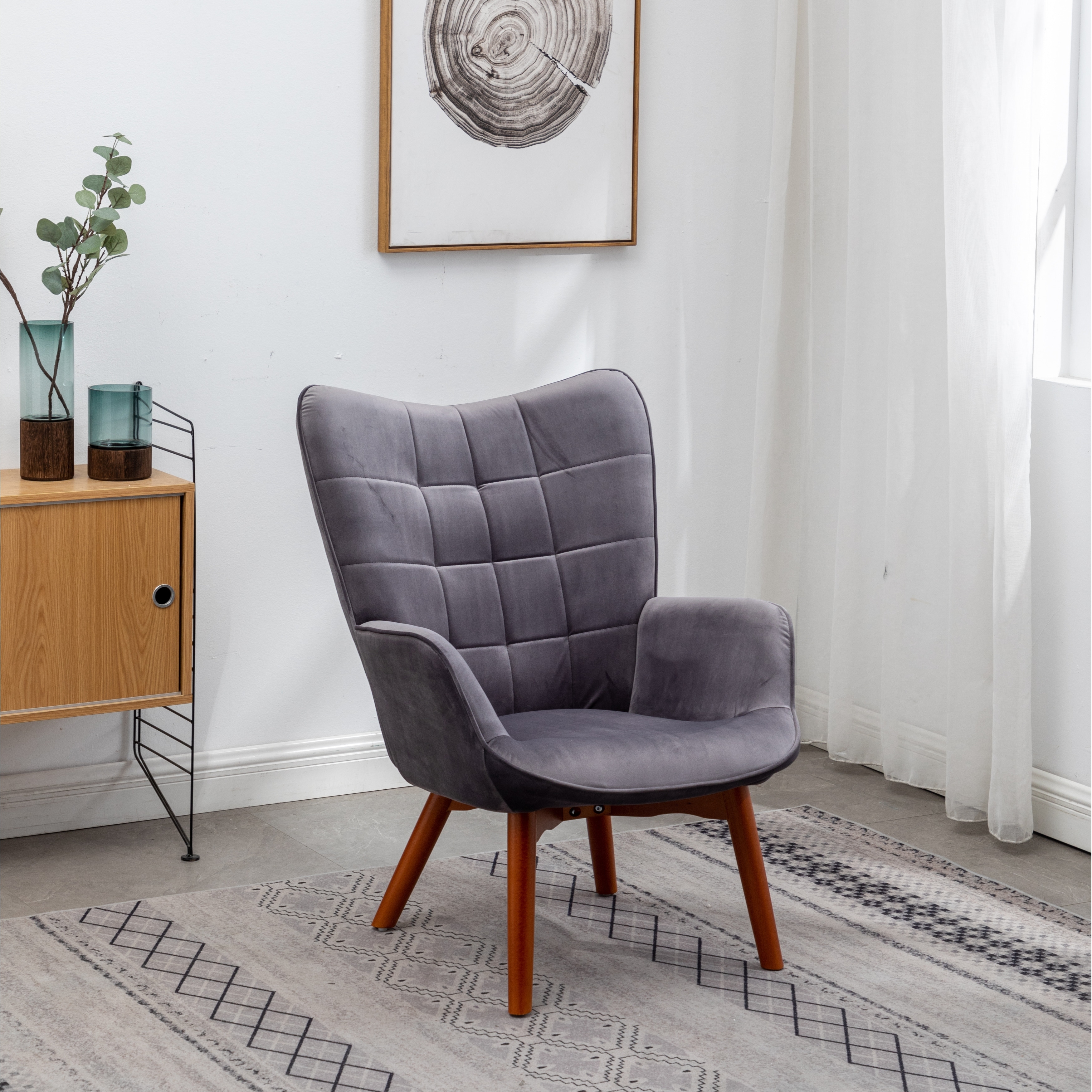 Carson carrington yppersbyn upholstered sales velvet accent chair