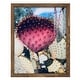 preview thumbnail 50 of 138, Pink Yellow Cactus III -Framed Print w/glass-Cherry Red 12x15 - Walnut