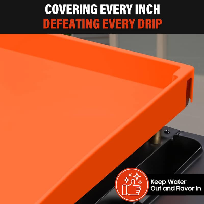 Griddle Mat Cover for 36 in. Blackstone and other Griddles (Orange) - 36 Inch