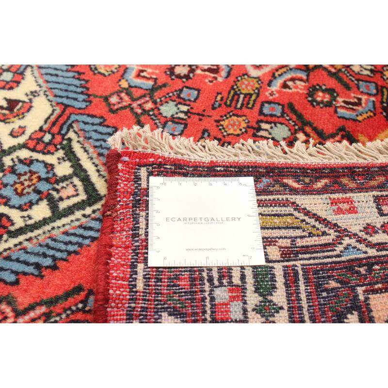 ECARPETGALLERY Hand-knotted Konya Anatolian Red Wool Rug - 2' 8" x 9' 8"