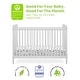 preview thumbnail 4 of 6, Saint 4-in-1 Convertible Crib - Greenguard Gold Certified