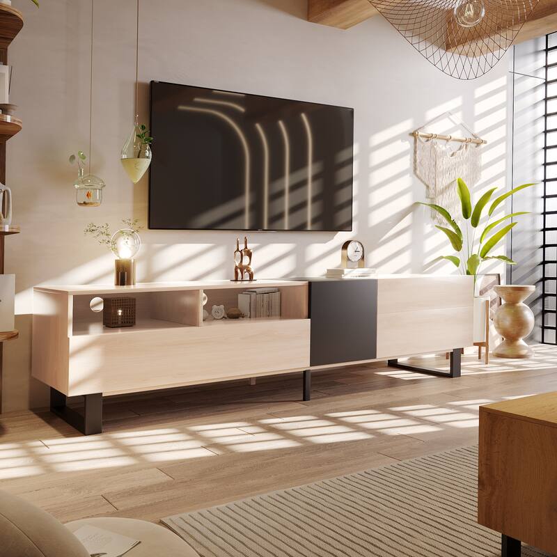 Entertainment Center with Drop Down Door