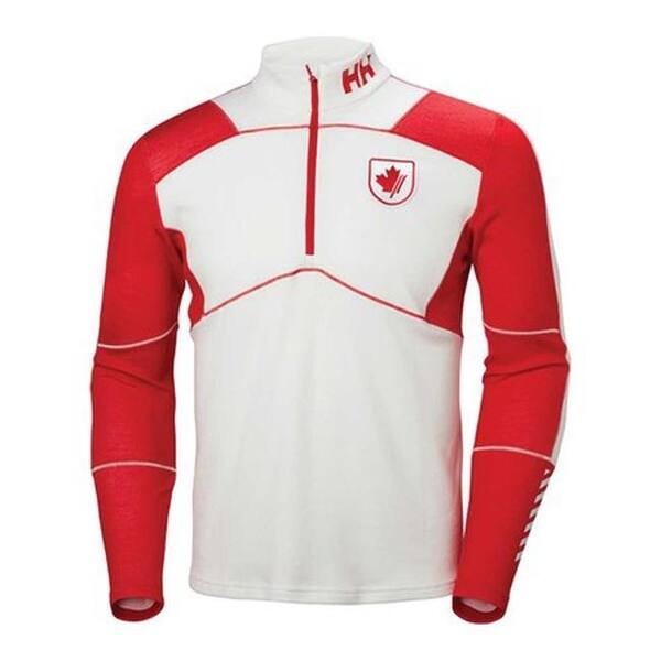 Shop Helly Hansen Men S Lifa Merino Max 1 2 Zip Baselayer Canada Ski Team Overstock 18230655
