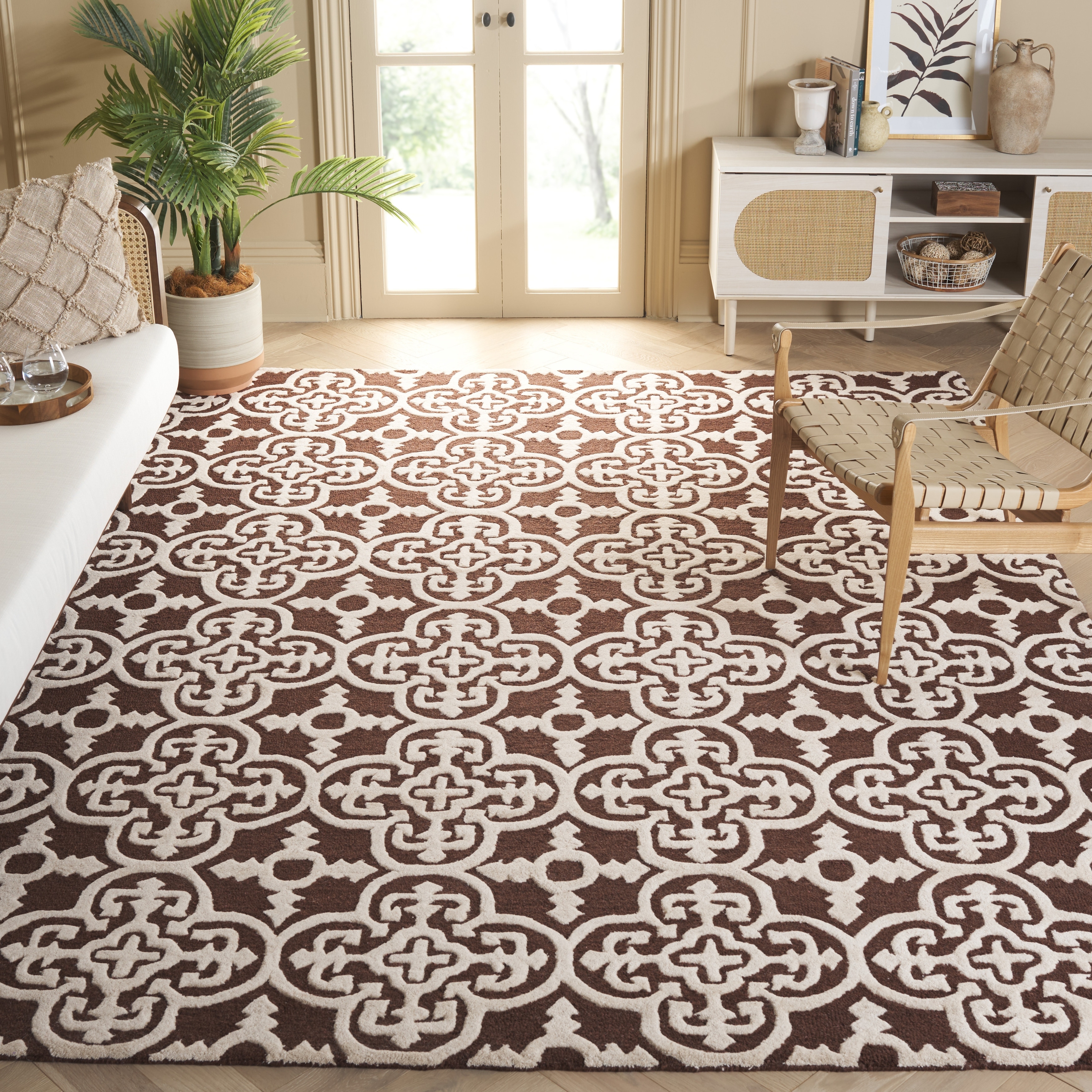 SAFAVIEH Handmade Cambridge Shigemi Modern Wool Rug