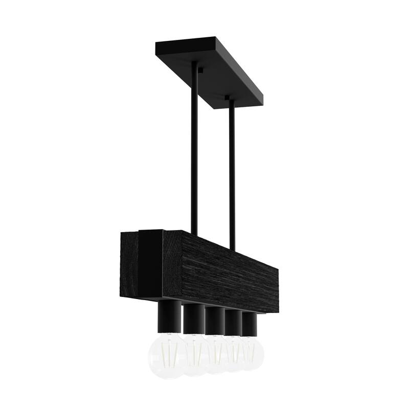 Hunter Donelson Linear Chandelier - Rustic, Farmhouse, Industrial - Kitchen Island, Dining Room