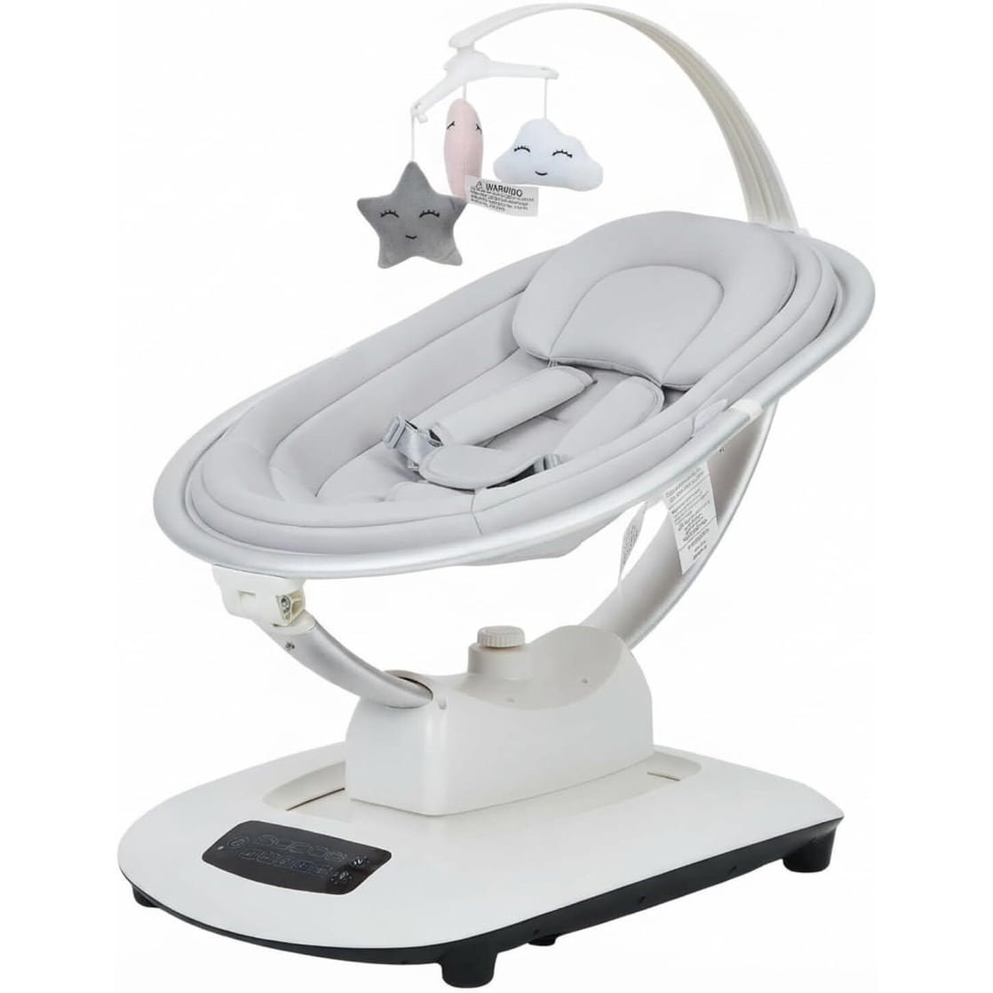 Electric Baby Swings for Infants to Toddler with 5 Motion Modes 5 Speeds, Light Grey