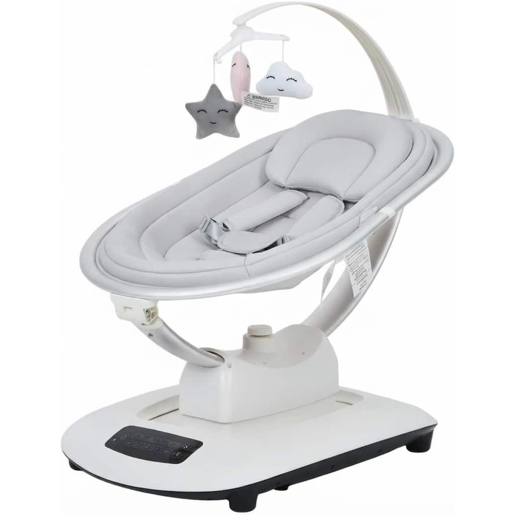 Electric Baby Swings for Infants to Toddler with 5 Motion Modes 5 Speeds, Light Grey