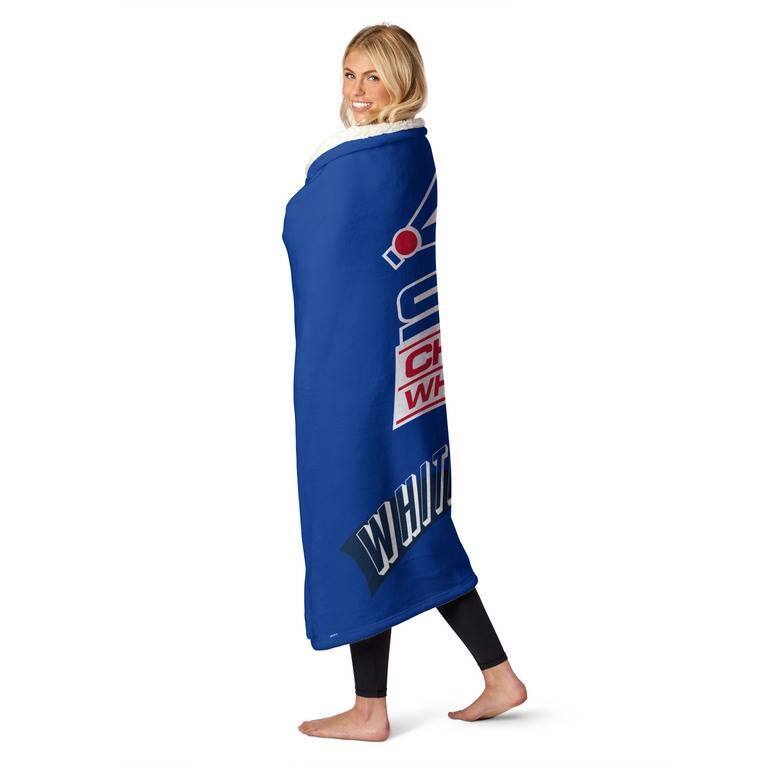 MLB CC Throwback Silk Touch Sherpa Throw Blanket