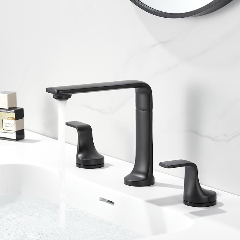 Varen 8 in. Widespread 2-Handle Bathroom Faucet with Drain