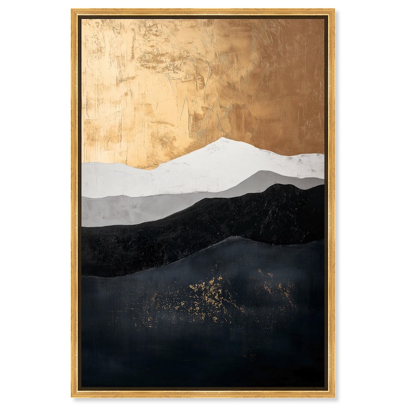 Golden Vista II Canvas by Art Remedy - Gold - 24" x 36"