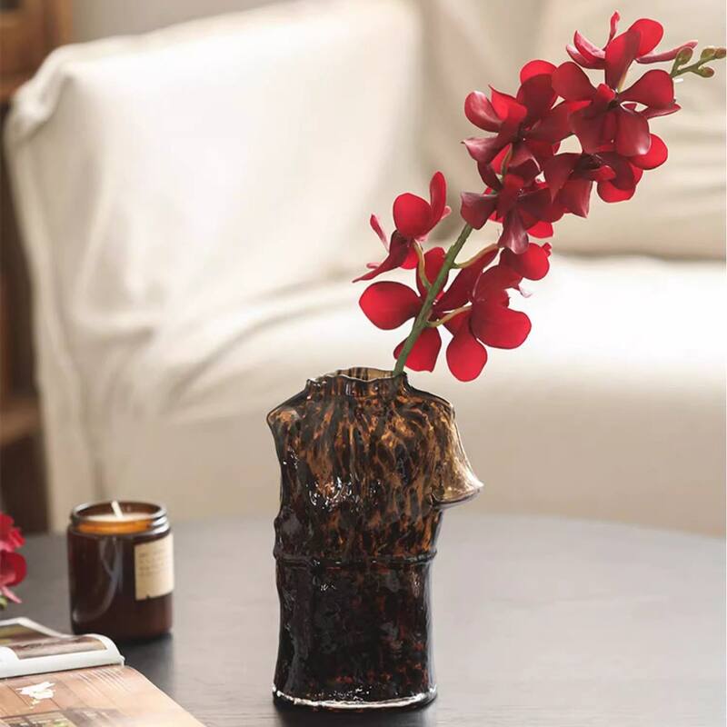RusticReach Single Red Orchid Stem 14.5" Tall