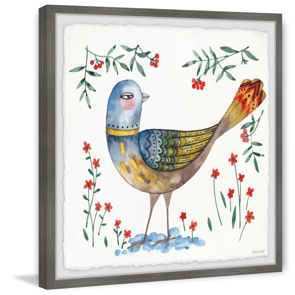 Golden Feathers Framed Print
