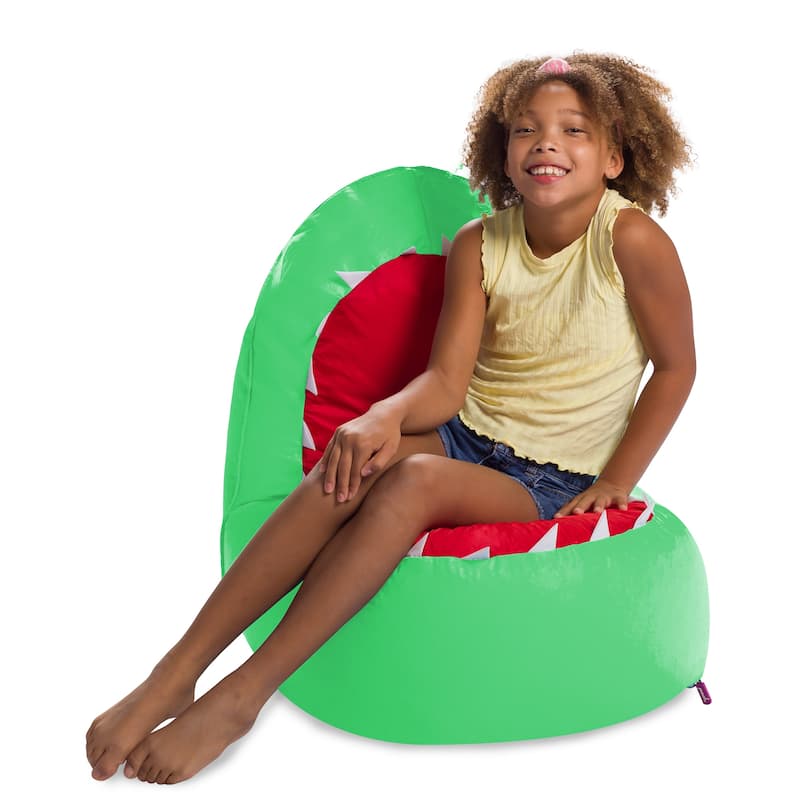 Shark Filled Bean Bag Chair or Cover Only for Toddlers and Kids, Large 30"