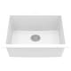 preview thumbnail 9 of 55, Karran Top Mount 25 in. Single Bowl Quartz Kitchen Sink
