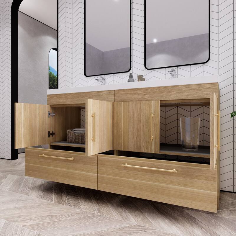Eliza 60'' Freestanding Vanity with Double Sink