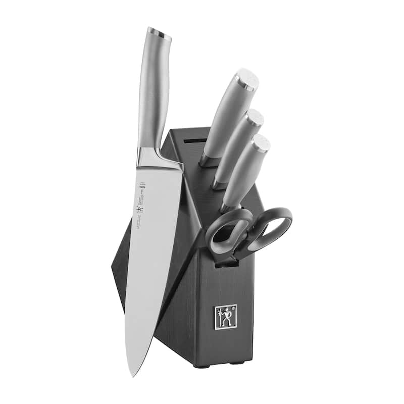 Henckels Modernist 6-pc Studio Knife Block Set - Stainless Steel - 6 Piece - 6-pc