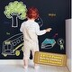 preview thumbnail 5 of 5, Walplus Children Blackboard Chalkboard Wall Stickers Nursery Decor with Flexichalk Marker Neon Color Liquid Chalks Pen