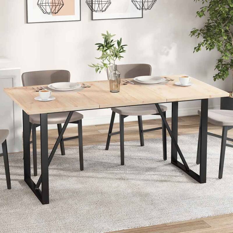 vidaXL Table Top Set of 3 Natural Wood Solid pine wood 31.5 x 20.9 in - 20.9 x 31.5 x 1.0 in
