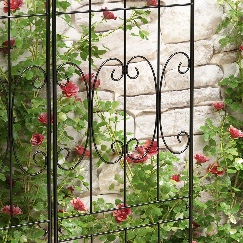 Metal Garden Fence Border Decorative Garden Fencing Folding