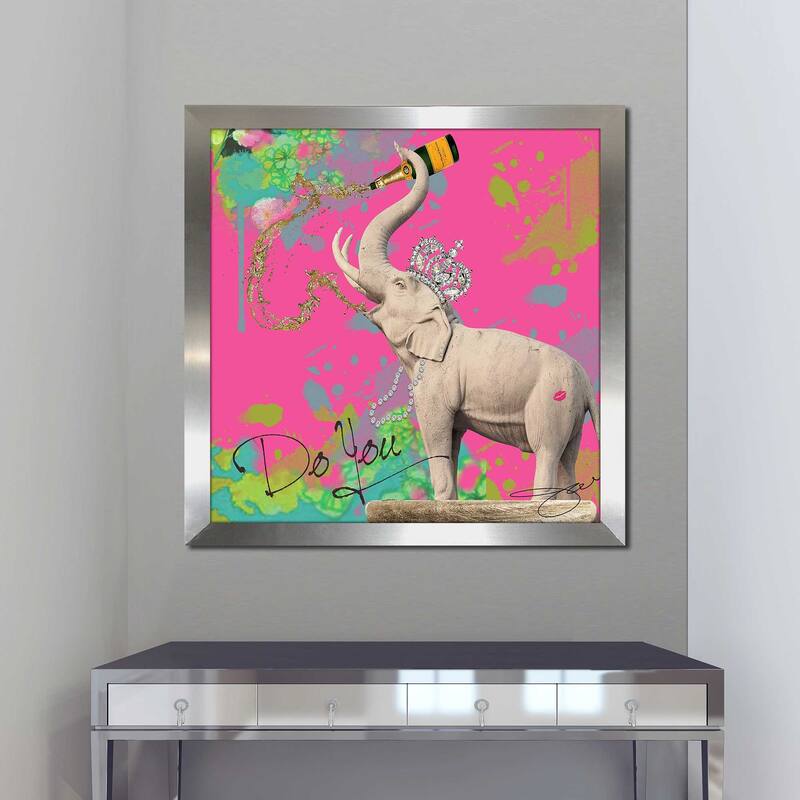 "Elephant, Do You" by Jodi Print on Acrylic