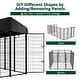 preview thumbnail 7 of 8, GARPROVM Heavy Duty Large Outdoor Dog Kennel Pet Playpen, 8.2 x 4 x 5.4 Ft