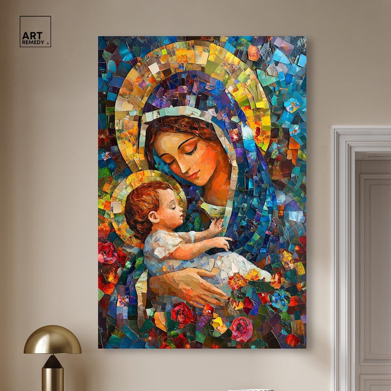 Glass Gospel II Canvas by Art Remedy, Gallery Wrapped