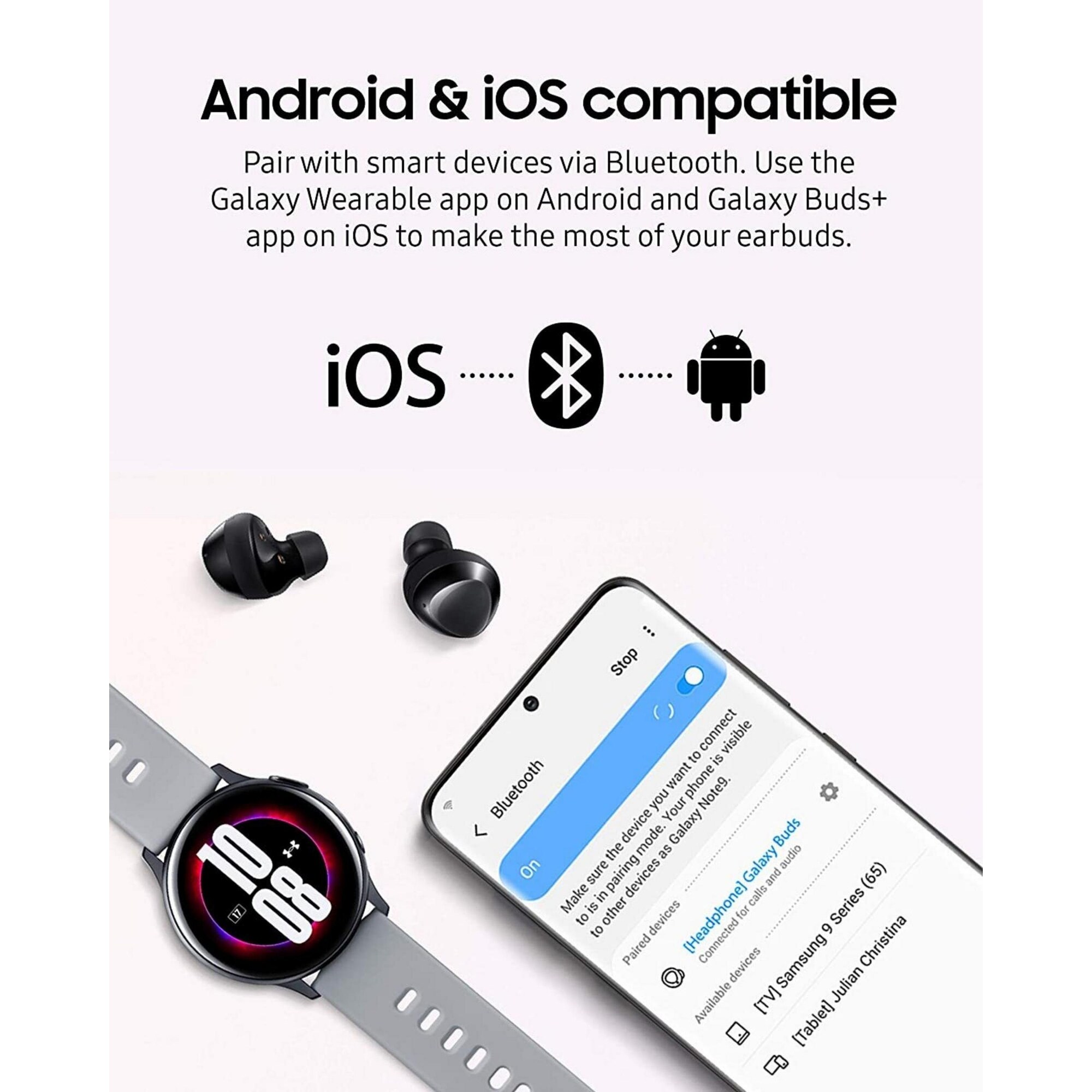 Shop Samsung Galaxy Buds Plus True Wireless Earbuds Black Overstock 31227061