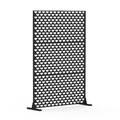 Metal Privacy Screens and Panels with Free Standing