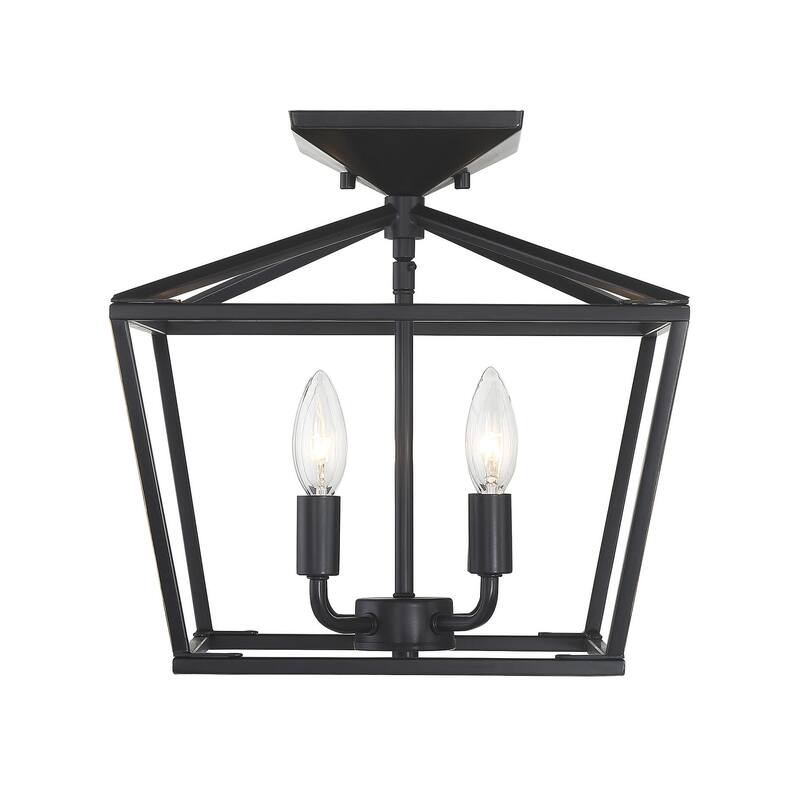 Savoy House Townsend 4 Light 13" Wide Semi-Flush Ceiling Fixture - Classic Bronze