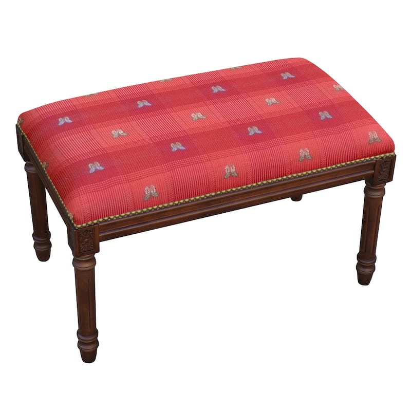 Red Butterfly Bench