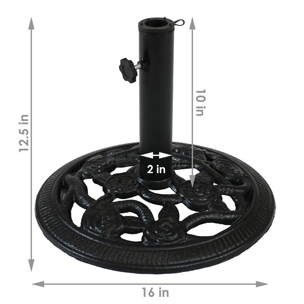 2 inch patio umbrella base