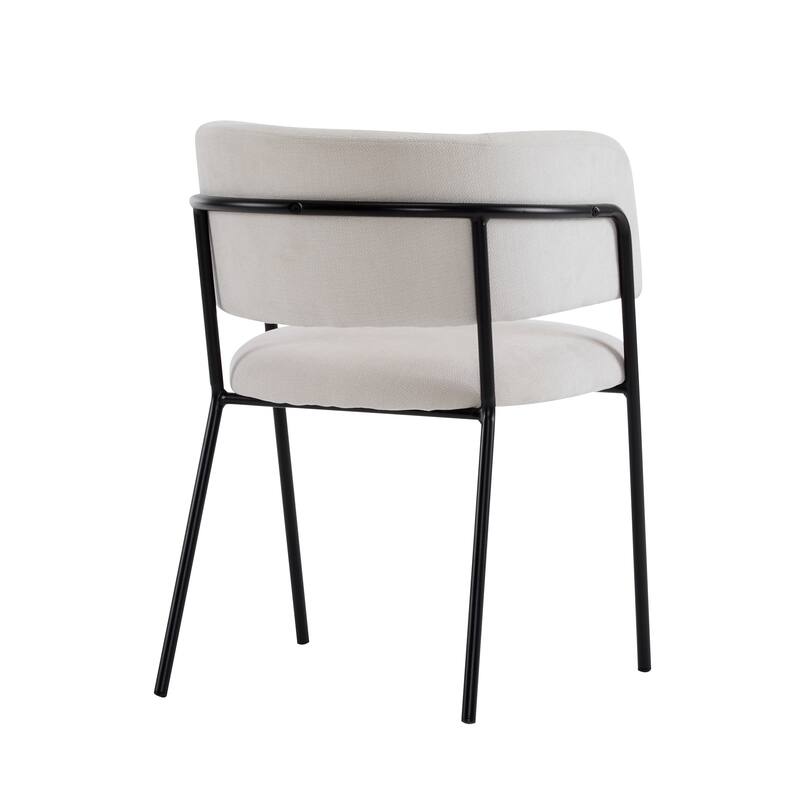 Nest Upholstered Arm Dining Chair by Christopher Knight Home