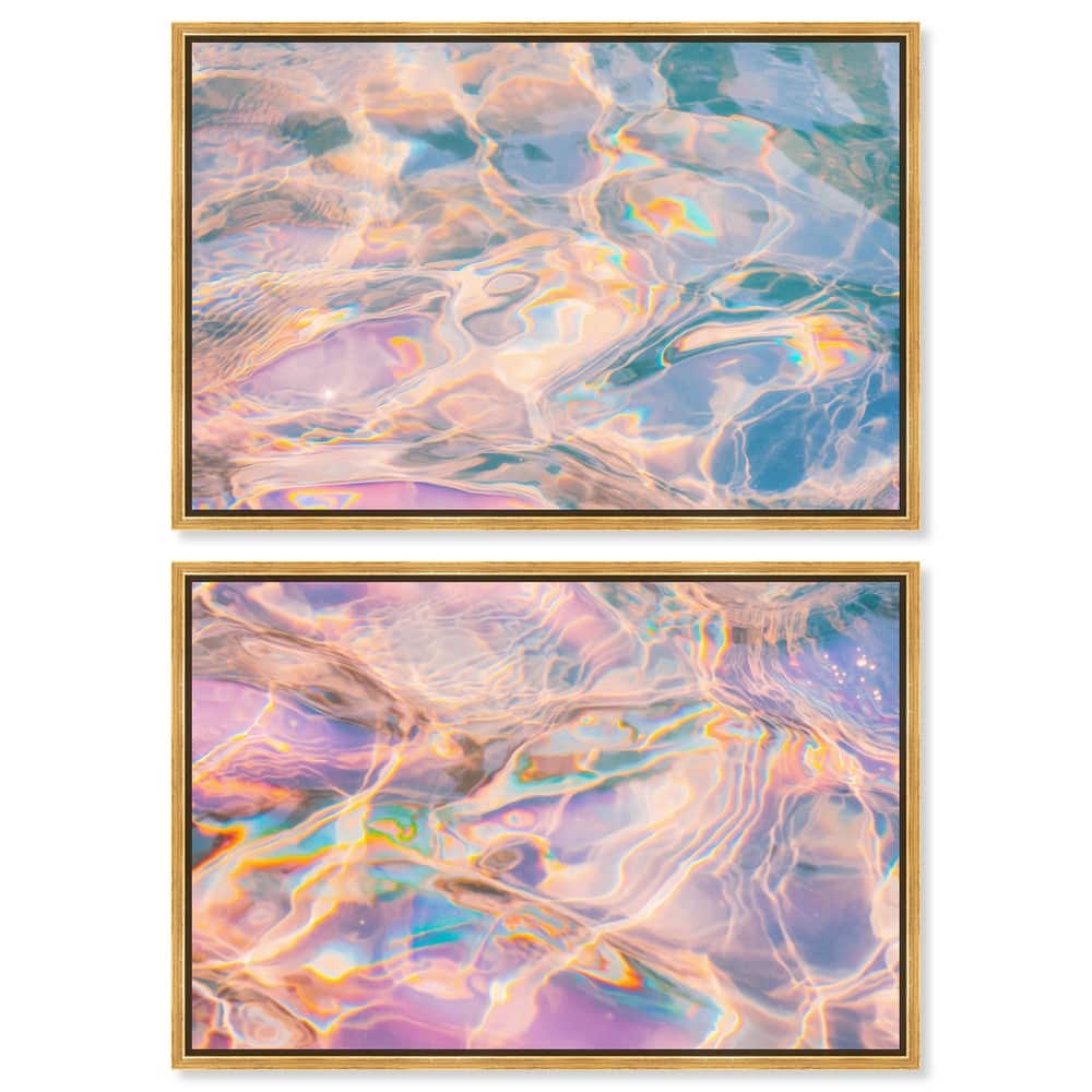 Metallic Drift II Canvas Set of 2 by Art Remedy