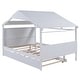 preview thumbnail 71 of 89, Skylight House Kids Bed Frame with Trundle Bed