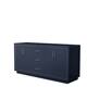 Option Dark Blue, Brushed Nickel Trim, No Top