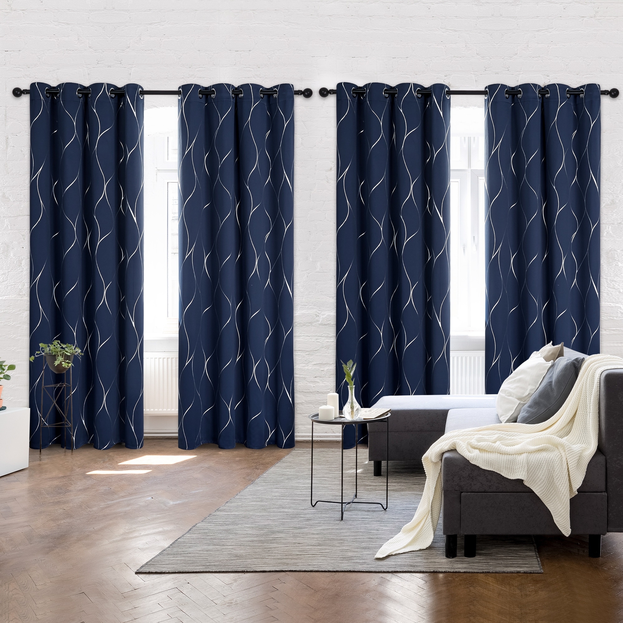 4 store panel curtains