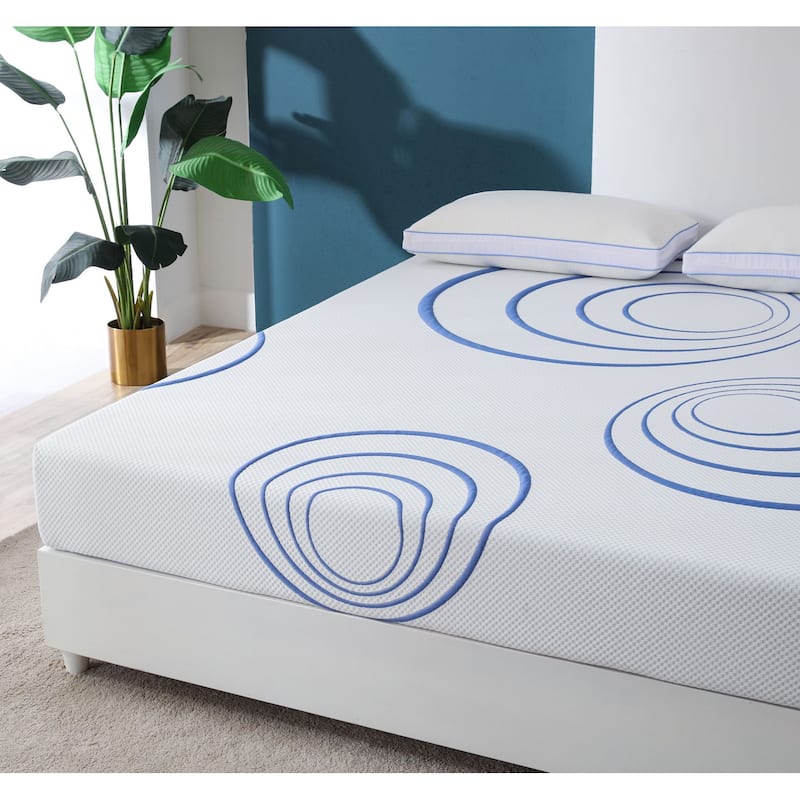 8 Inch Memory Foam Mattress. Queen Size Gel Foam Mattress Bed-in-a-Box/Affordable Mattress/CertiPUR-US Certified