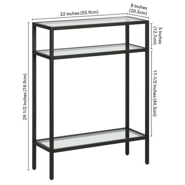 dimension image slide 4 of 5, Siviline Console Table