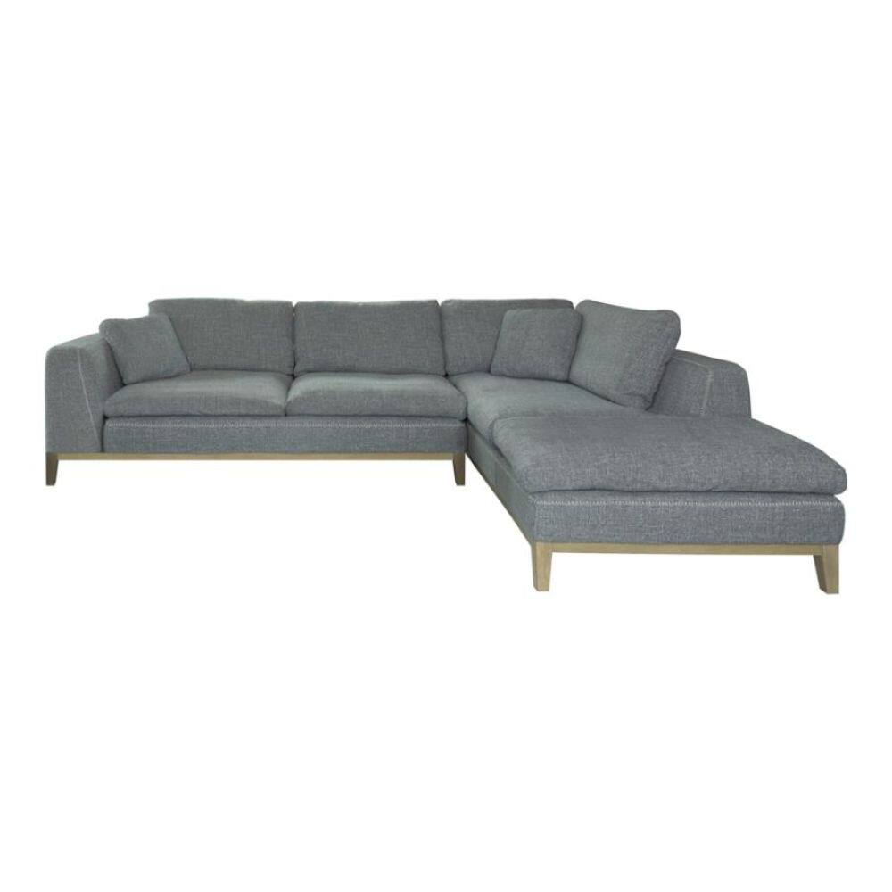 2 Piece Modular Sectional in Grey and Beige
