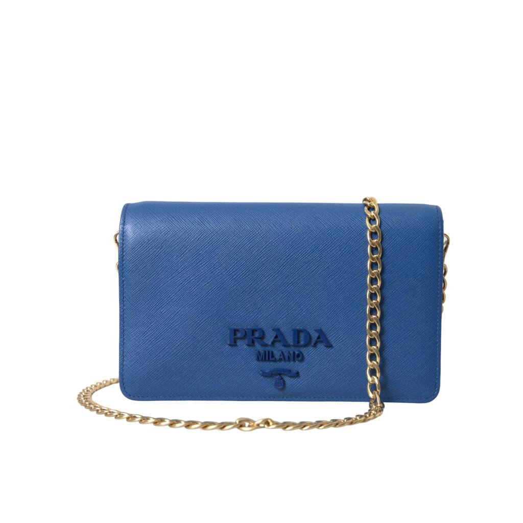 Prada Elegant Monogram Leather Sling Women's Purse