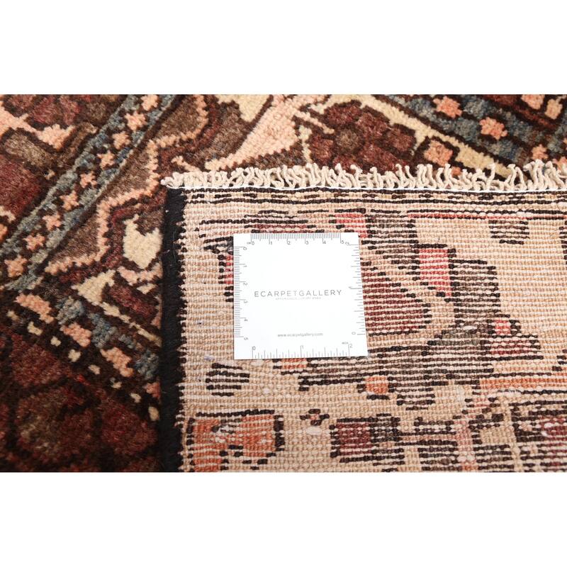 ECARPETGALLERY Hand-knotted Kayseri Vintage Brown Wool Rug - 4'11 x 9'6