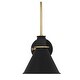 preview thumbnail 3 of 4, Medford 1 Light Matte Black Wall Mount - 7'' W x 14'' H x 10'' D
