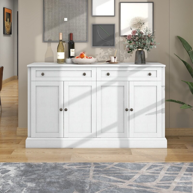 Sideboard with storage shop boxes