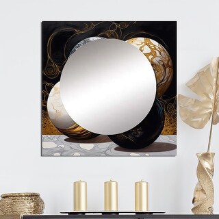 Mirror Abstract Form Designart