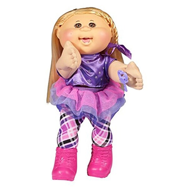 Shop Cabbage Patch Kids 14 Plush Doll Blonde Hair Brown Eye Girl