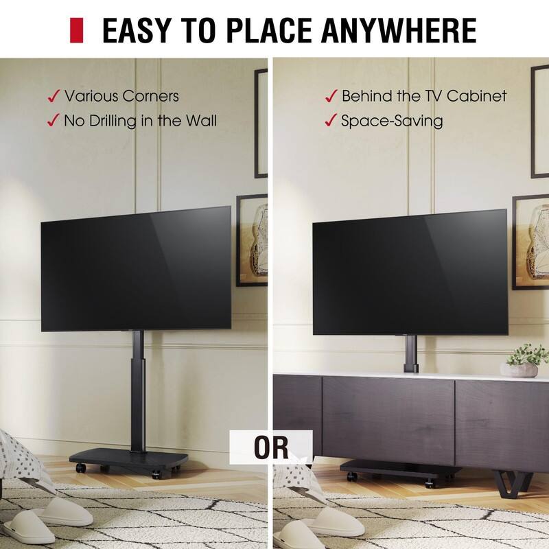 Rolling TV Stand